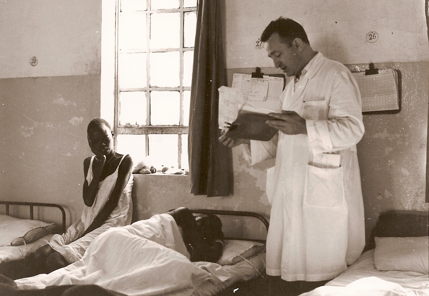 Fr Ambrosoli treats a patient