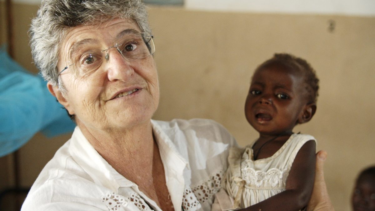 Sister Laura Gemignani at St. Theresa's Hospital in Nzara, South Sudan.